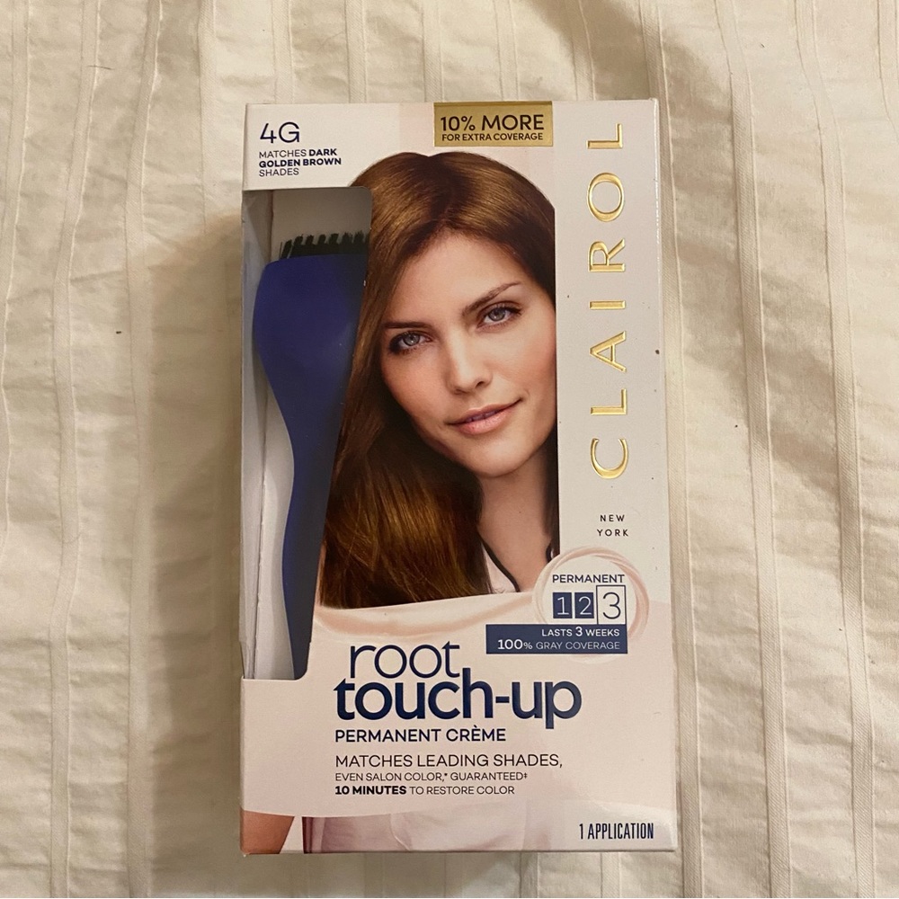 Clairol Dark Brown 4G root touch up permanent crème NIB